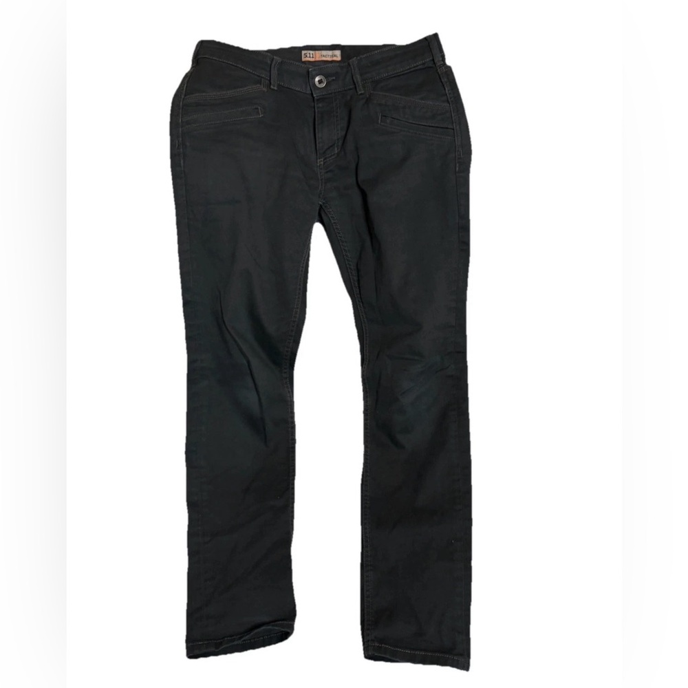 5.11 511 Tactical Pants Womens Sz 8  Gray/Black Defender Flex Slim